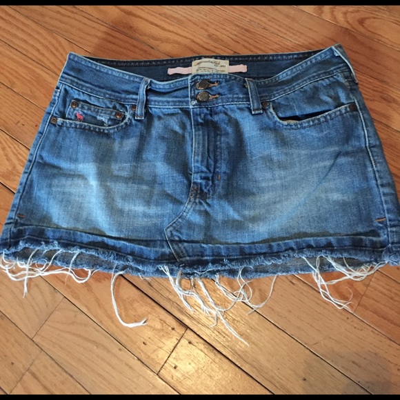 Abercrombie & Fitch Dresses & Skirts - Abercrombie and fitch mini denim skirt y2k